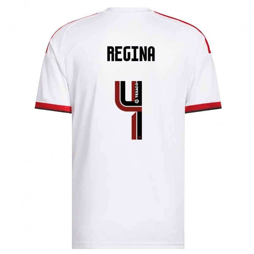 Danxen Femme Maillot Thaís Regina #4 Blanc Rouge Noir Tenues Extérieur 2026/27 T-Shirt