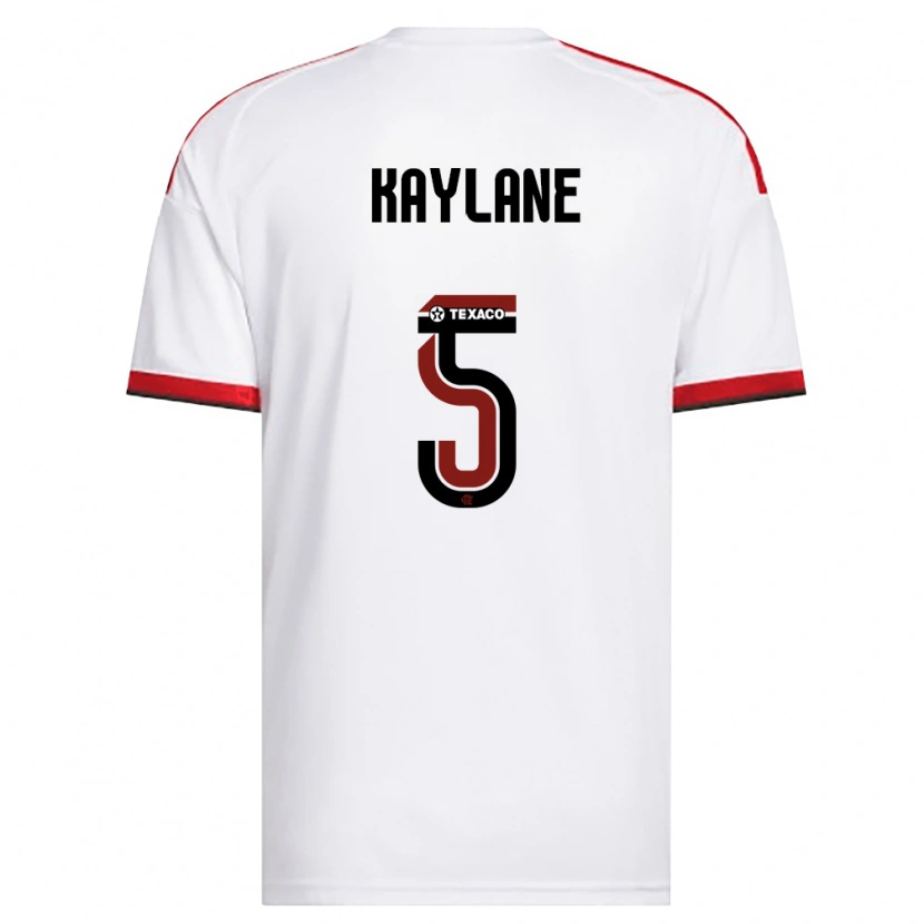 Danxen Femme Maillot Kaylane #5 Blanc Rouge Noir Tenues Extérieur 2026/27 T-Shirt