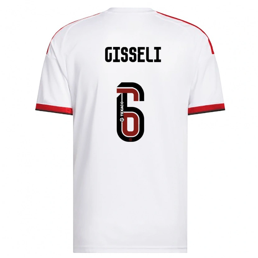 Danxen Femme Maillot Gisseli #6 Blanc Rouge Noir Tenues Extérieur 2026/27 T-Shirt