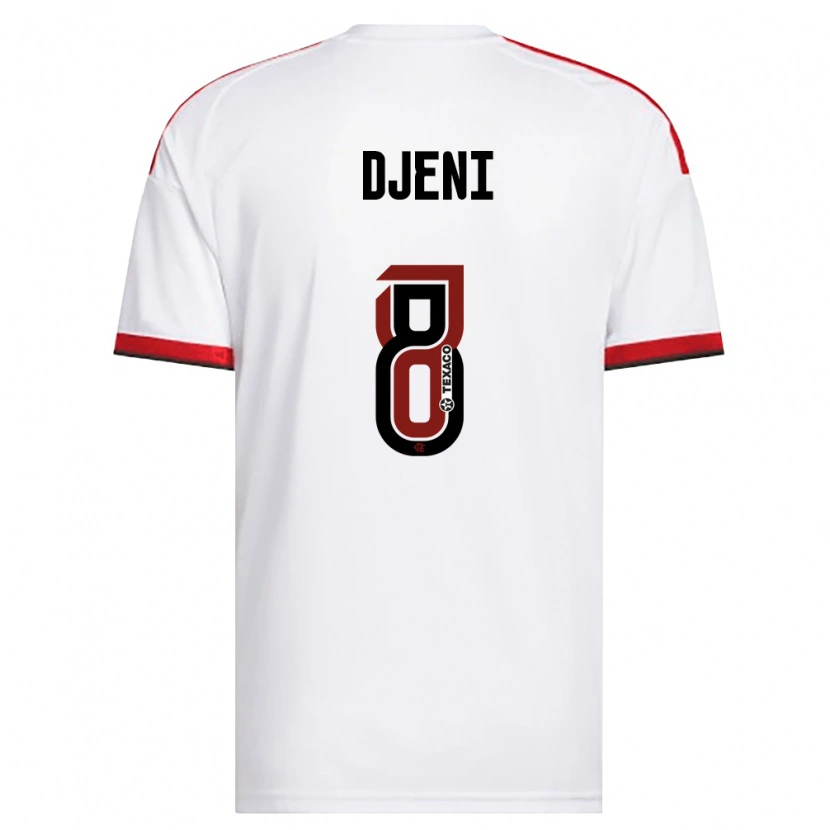 Danxen Femme Maillot Djeni #8 Blanc Rouge Noir Tenues Extérieur 2026/27 T-Shirt