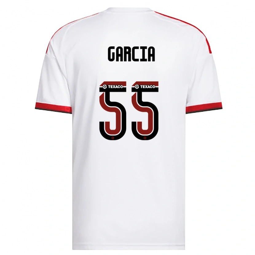 Danxen Femme Maillot Caio Garcia #55 Blanc Rouge Noir Tenues Extérieur 2026/27 T-Shirt