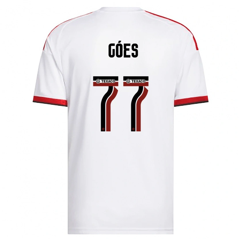 Danxen Femme Maillot Johnny Góes #77 Blanc Rouge Noir Tenues Extérieur 2026/27 T-Shirt