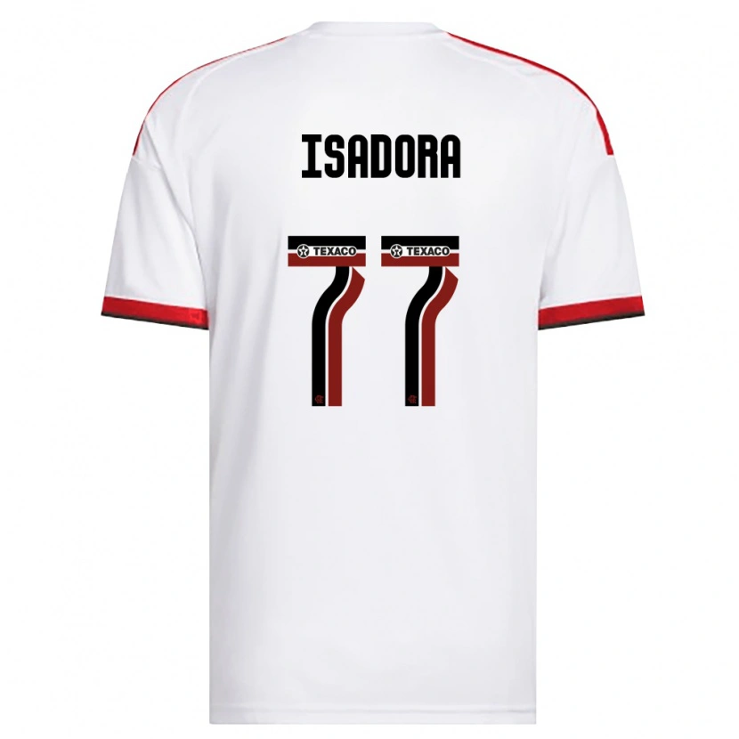 Danxen Femme Maillot Isadora #77 Blanc Rouge Noir Tenues Extérieur 2026/27 T-Shirt