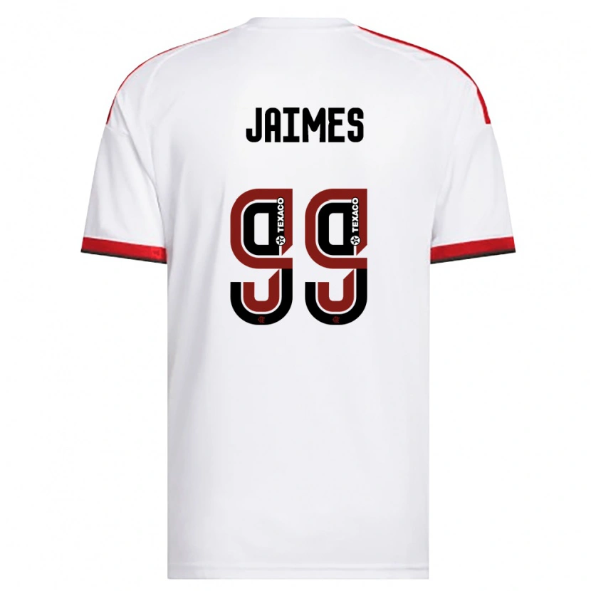 Danxen Femme Maillot Sole Jaimes #99 Blanc Rouge Noir Tenues Extérieur 2026/27 T-Shirt