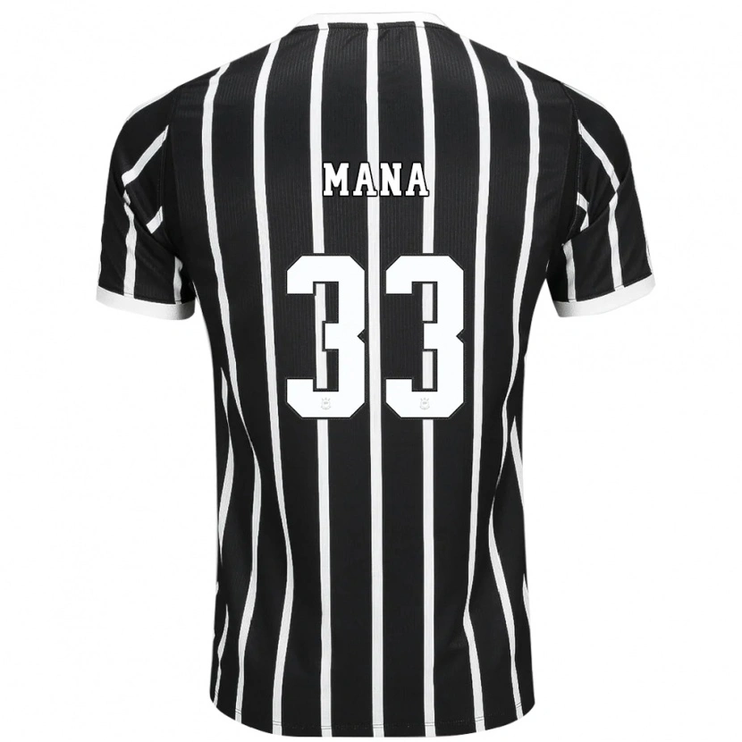 Danxen Femme Maillot Léo Mana #33 Noir Blanc Rouge Tenues Extérieur 2026/27 T-Shirt