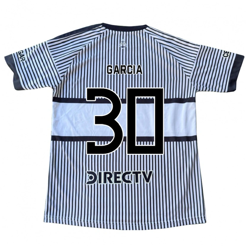 Danxen Femme Maillot Javier García #30 Blanc Noir Jaune Tenues Extérieur 2026/27 T-Shirt