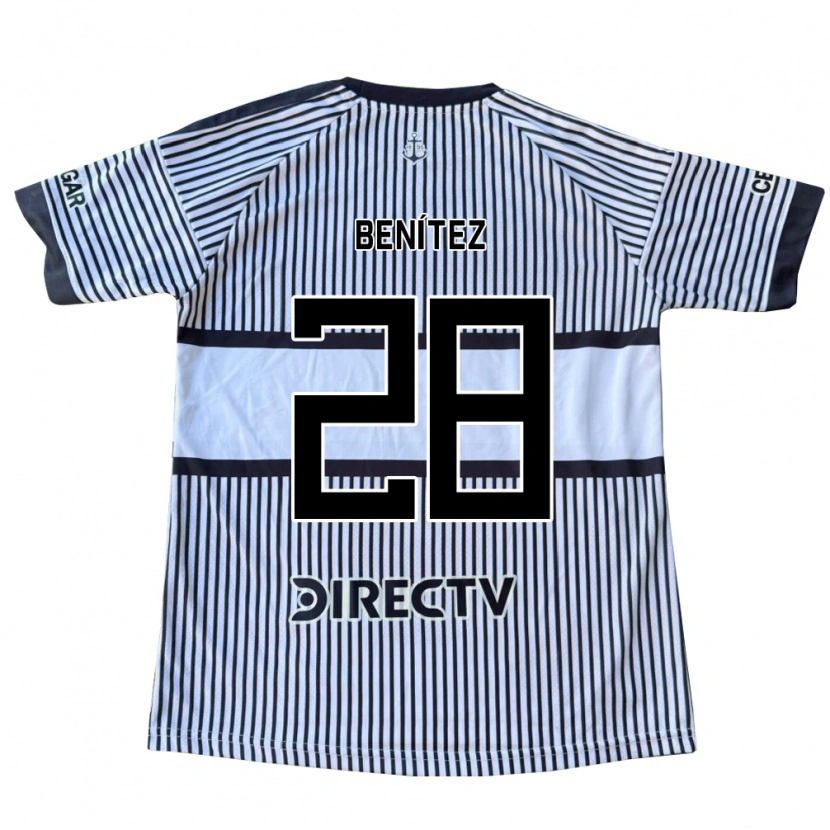 Danxen Femme Maillot Yazmín Benítez #28 Blanc Noir Jaune Tenues Extérieur 2026/27 T-Shirt