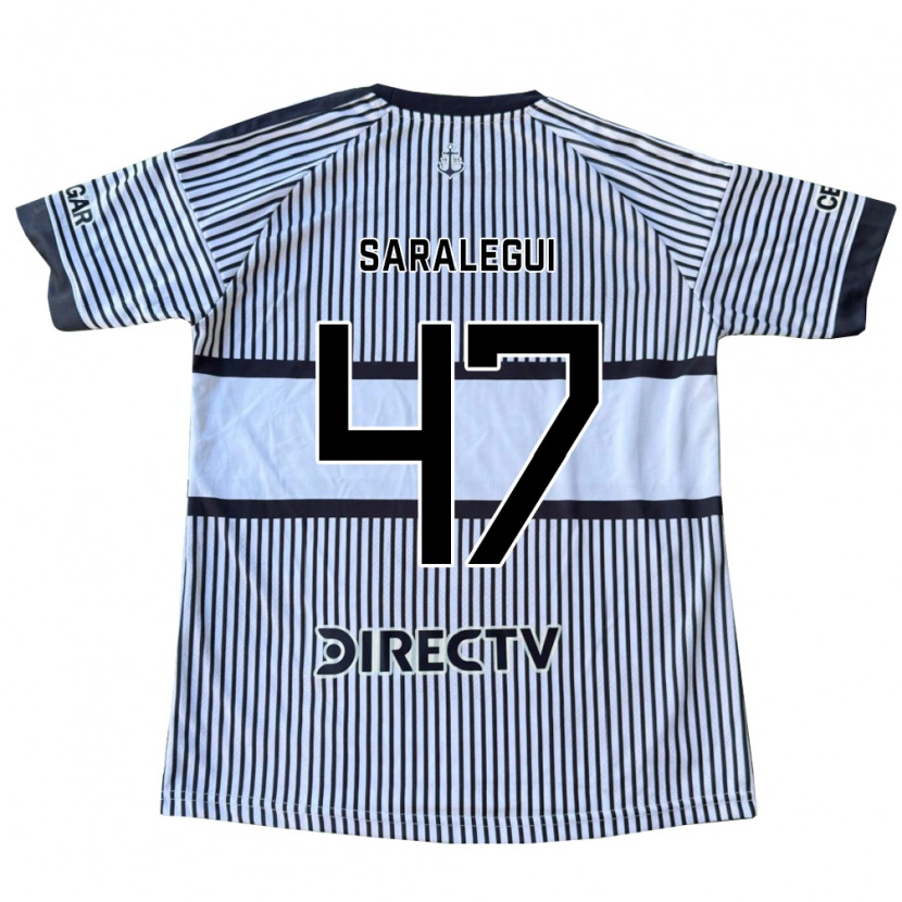Danxen Femme Maillot Jabes Saralegui #47 Blanc Noir Jaune Tenues Extérieur 2026/27 T-Shirt