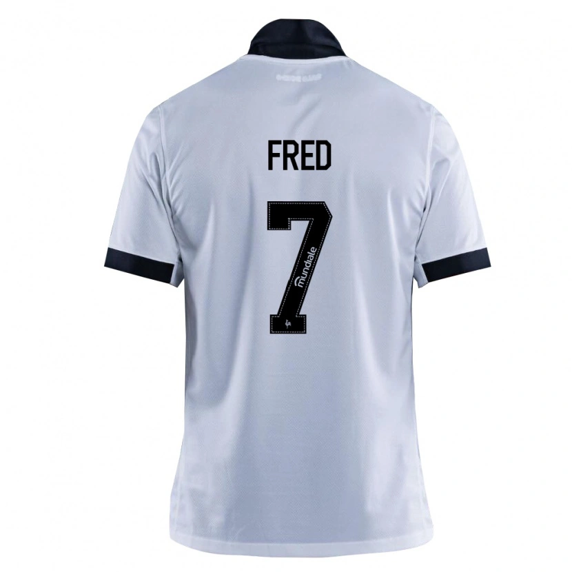 Danxen Femme Maillot Frederico Rodrigues De Paula Santos #7 Noir Blanc Tenues Extérieur 2026/27 T-Shirt