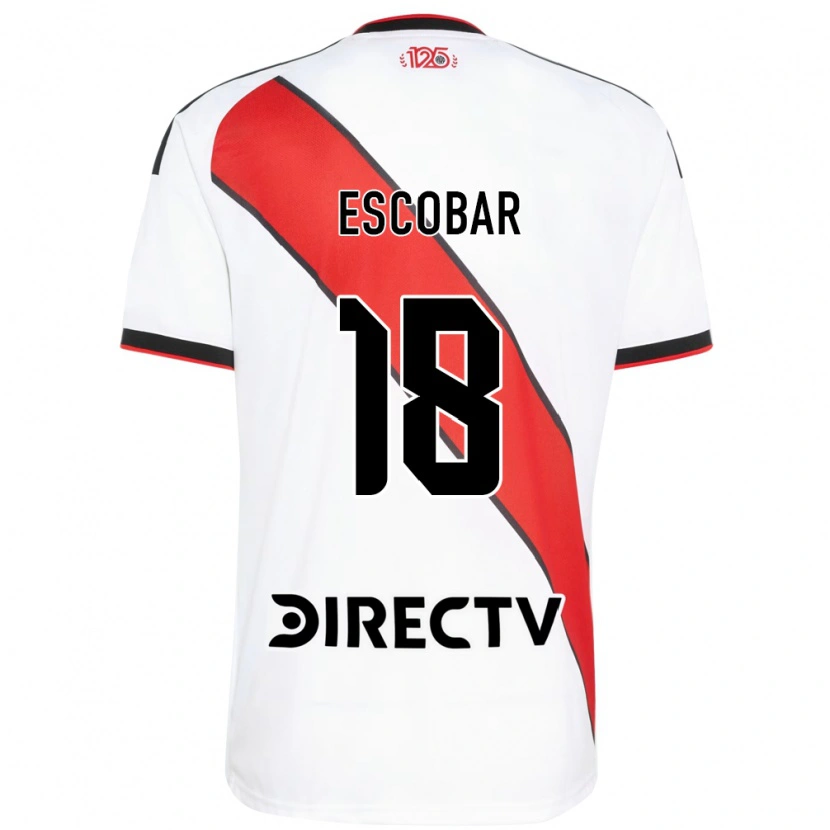 Danxen Enfant Maillot Galo Escobar #18 Rouge Blanc Noir Tenues Domicile 2026/27 T-Shirt