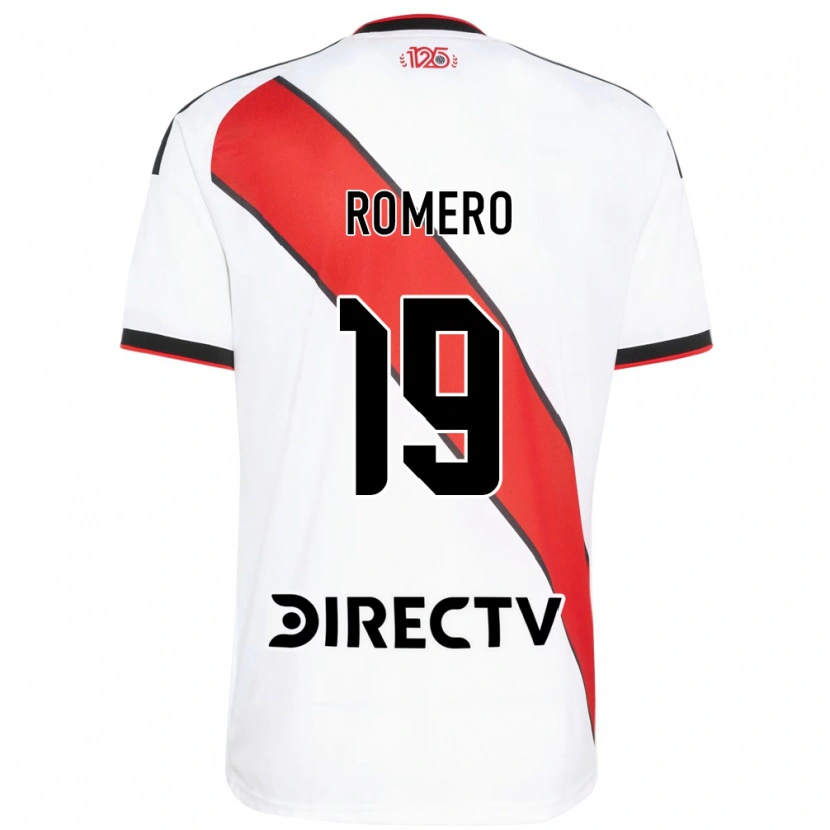 Danxen Enfant Maillot Braian Romero #19 Rouge Blanc Noir Tenues Domicile 2026/27 T-Shirt