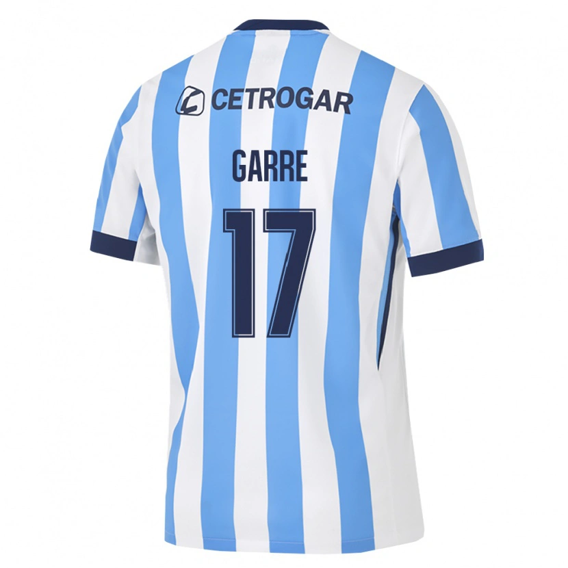 Danxen Enfant Maillot Benjamin Garre #17 Bleu Clair Blanc Noir Tenues Domicile 2026/27 T-Shirt