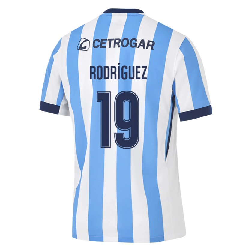 Danxen Enfant Maillot Ignacio Rodríguez #19 Bleu Clair Blanc Noir Tenues Domicile 2026/27 T-Shirt