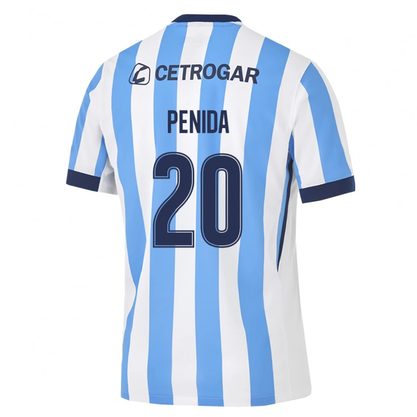 Danxen Enfant Maillot Isaias Penida #20 Bleu Clair Blanc Noir Tenues Domicile 2026/27 T-Shirt