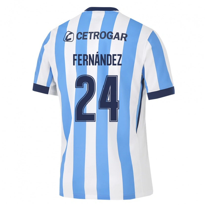 Danxen Enfant Maillot Adrián Fernández #24 Bleu Clair Blanc Noir Tenues Domicile 2026/27 T-Shirt