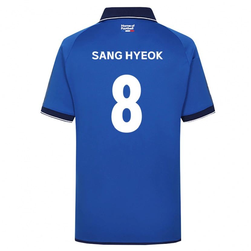 Danxen Enfant Maillot Sang-Hyeok Park #8 Bleu Royal Blanc Rouge Tenues Domicile 2026/27 T-Shirt