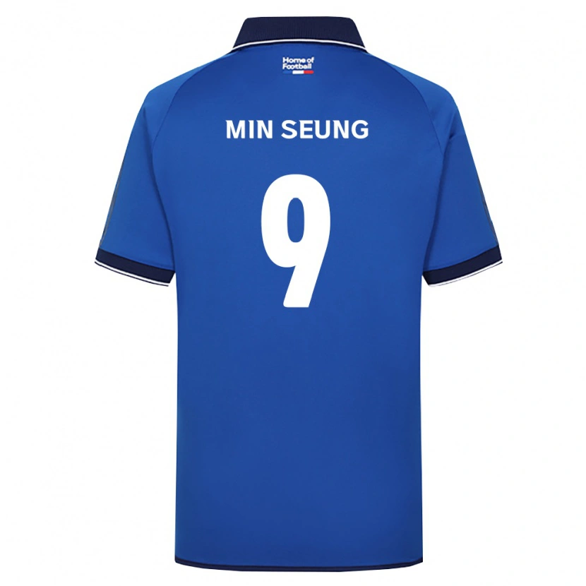 Danxen Enfant Maillot Min-Seung Jeon #9 Bleu Royal Blanc Rouge Tenues Domicile 2026/27 T-Shirt
