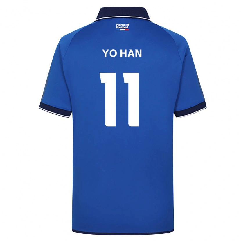 Danxen Enfant Maillot Yo-Han Jang #11 Bleu Royal Blanc Rouge Tenues Domicile 2026/27 T-Shirt