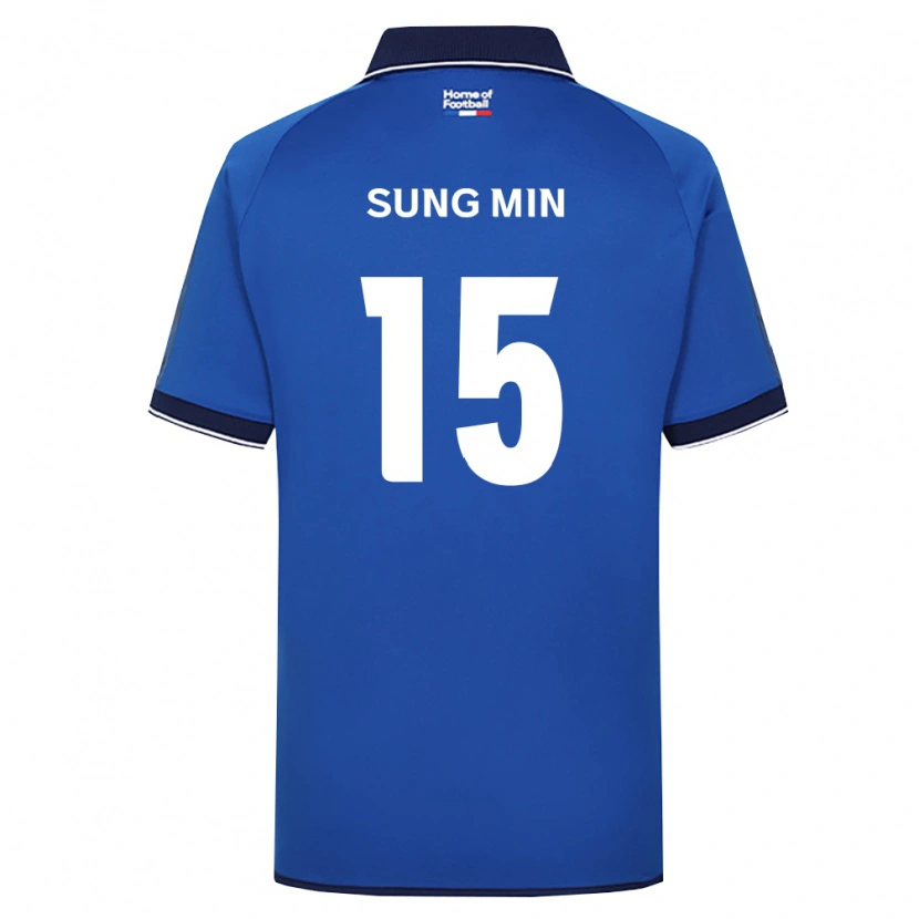 Danxen Enfant Maillot Sung-Min Jung #15 Bleu Royal Blanc Rouge Tenues Domicile 2026/27 T-Shirt