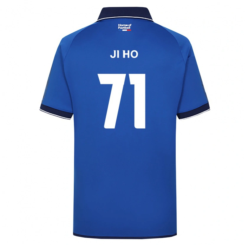 Danxen Enfant Maillot Ji-Ho Kim #71 Bleu Royal Blanc Rouge Tenues Domicile 2026/27 T-Shirt
