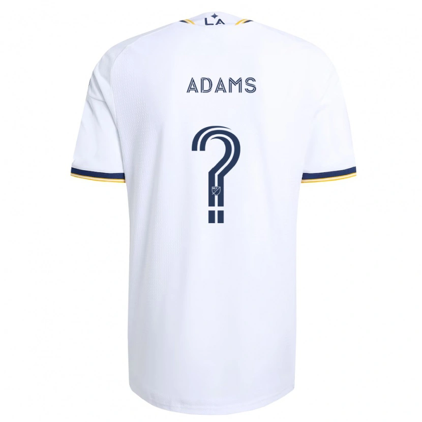 Danxen Enfant Maillot Lucca Adams #0 Bleu Jaune Et Blanc Tenues Domicile 2026/27 T-Shirt