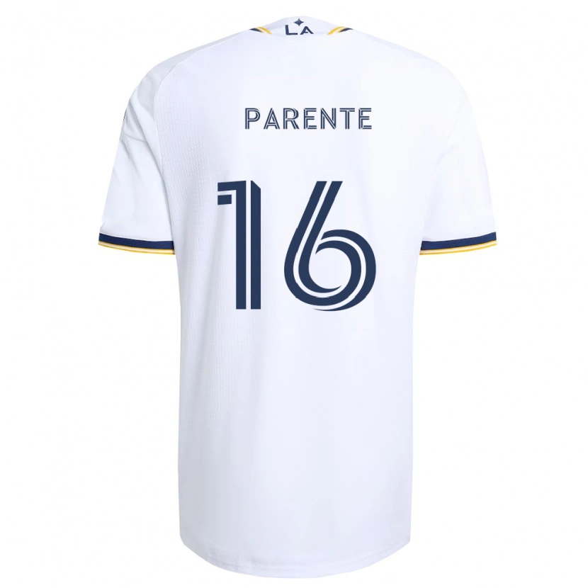 Danxen Enfant Maillot Isaiah Parente #16 Bleu Jaune Et Blanc Tenues Domicile 2026/27 T-Shirt