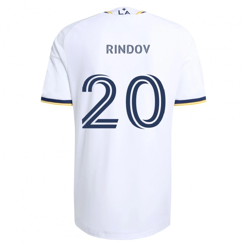 Danxen Enfant Maillot Chris Rindov #20 Bleu Jaune Et Blanc Tenues Domicile 2026/27 T-Shirt
