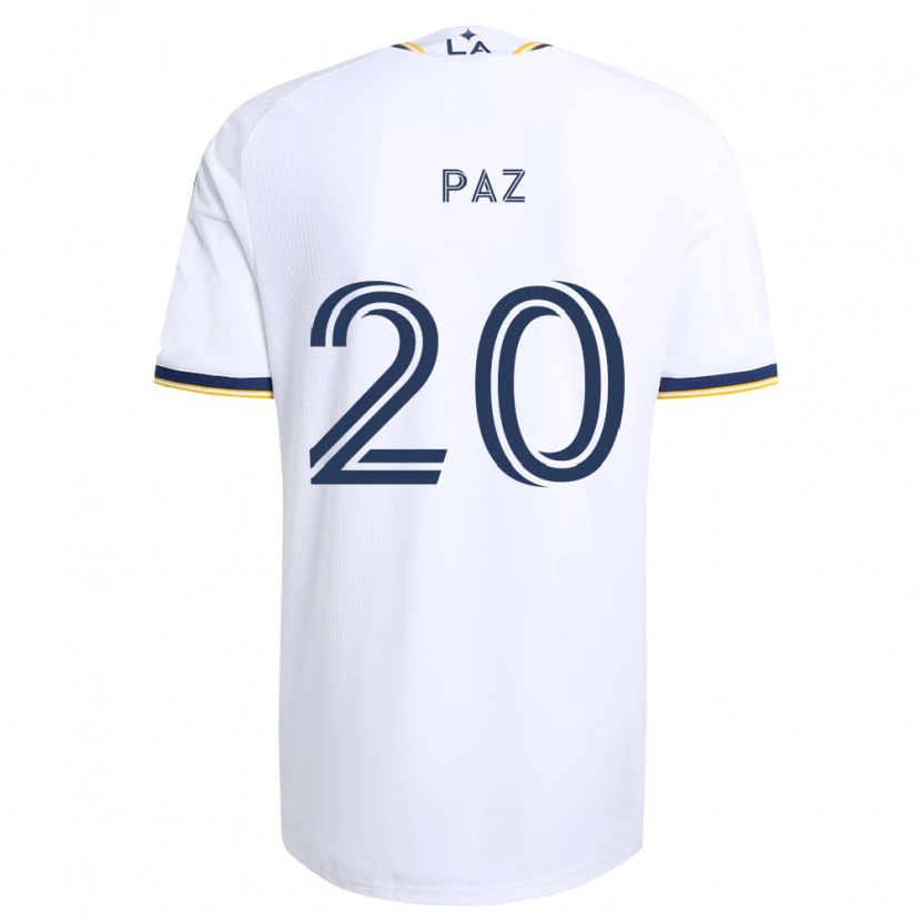 Danxen Enfant Maillot Jaiden Paz #20 Bleu Jaune Et Blanc Tenues Domicile 2026/27 T-Shirt