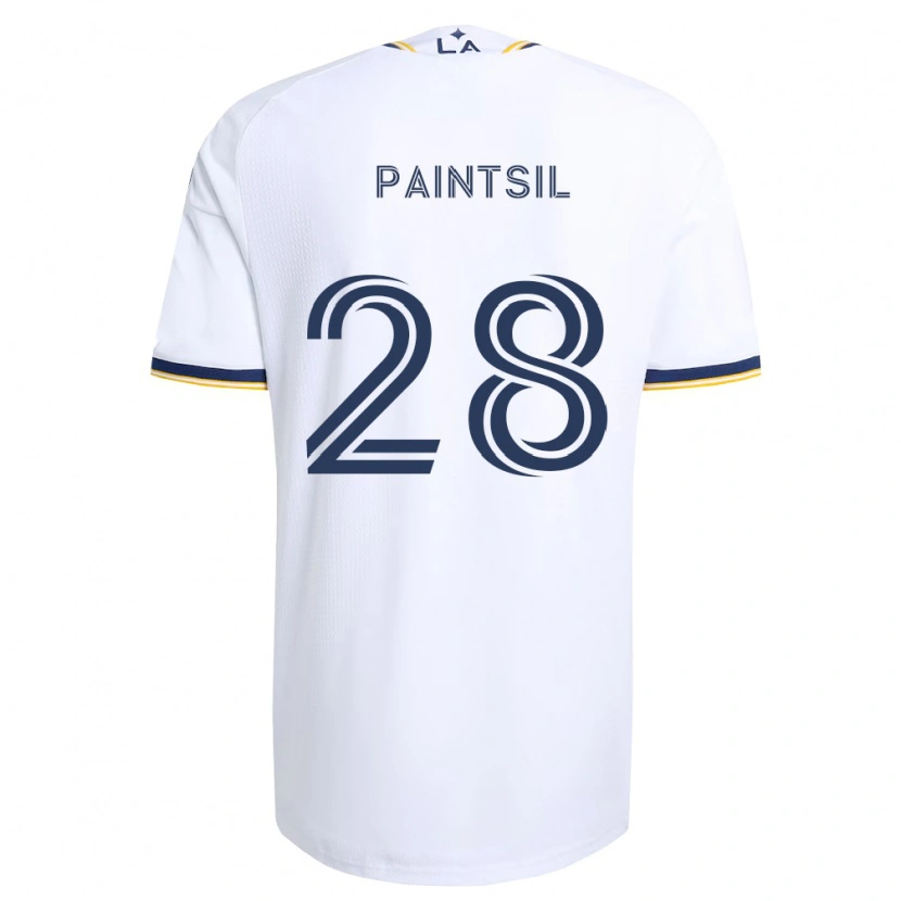 Danxen Enfant Maillot Joseph Paintsil #28 Bleu Jaune Et Blanc Tenues Domicile 2026/27 T-Shirt