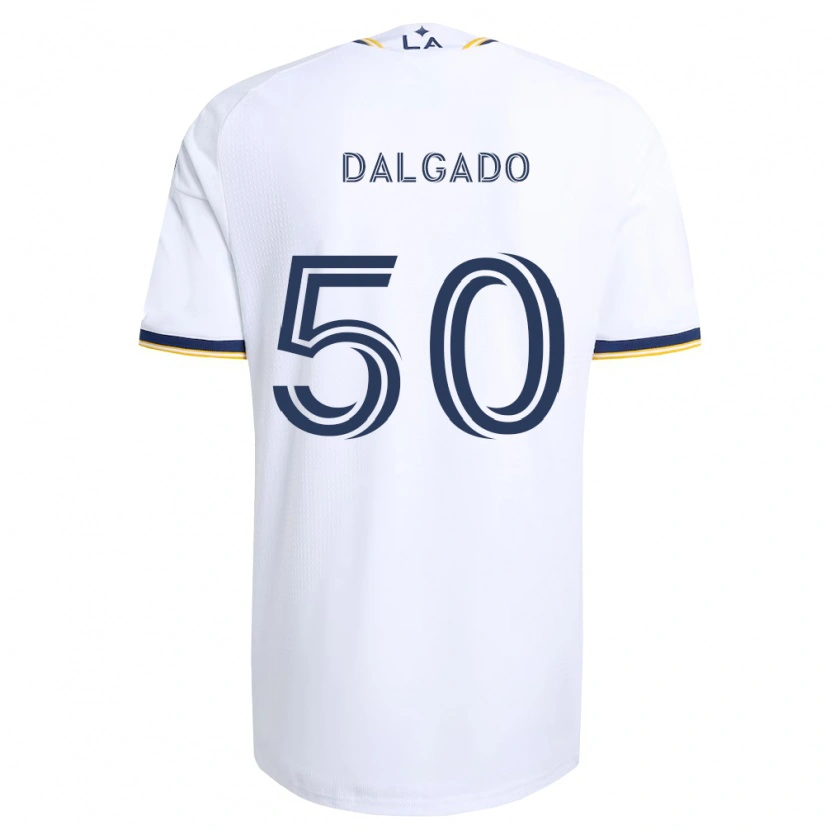 Danxen Enfant Maillot Riley Dalgado #50 Bleu Jaune Et Blanc Tenues Domicile 2026/27 T-Shirt