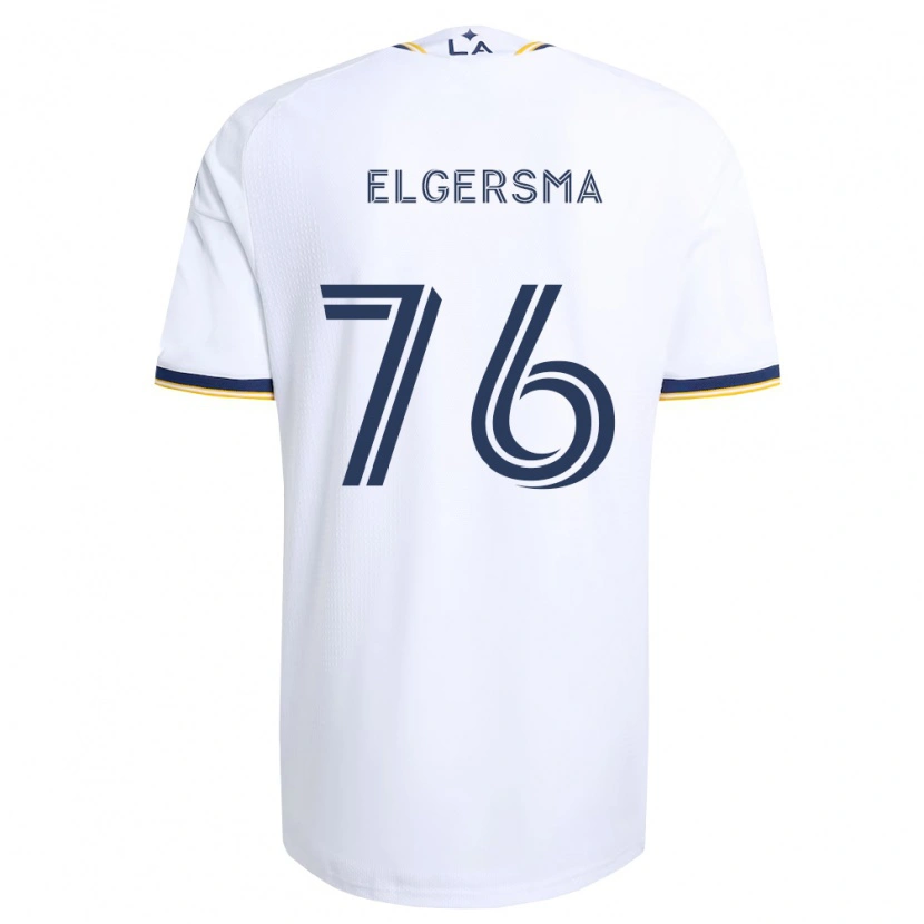 Danxen Enfant Maillot Troy Elgersma #76 Bleu Jaune Et Blanc Tenues Domicile 2026/27 T-Shirt