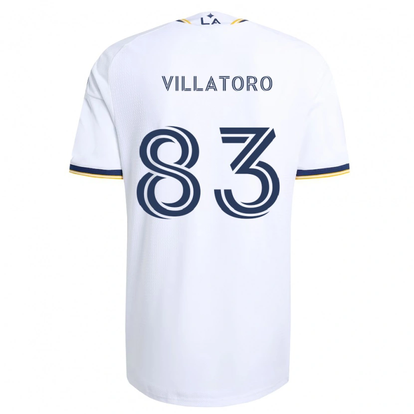 Danxen Enfant Maillot Angel Villatoro #83 Bleu Jaune Et Blanc Tenues Domicile 2026/27 T-Shirt