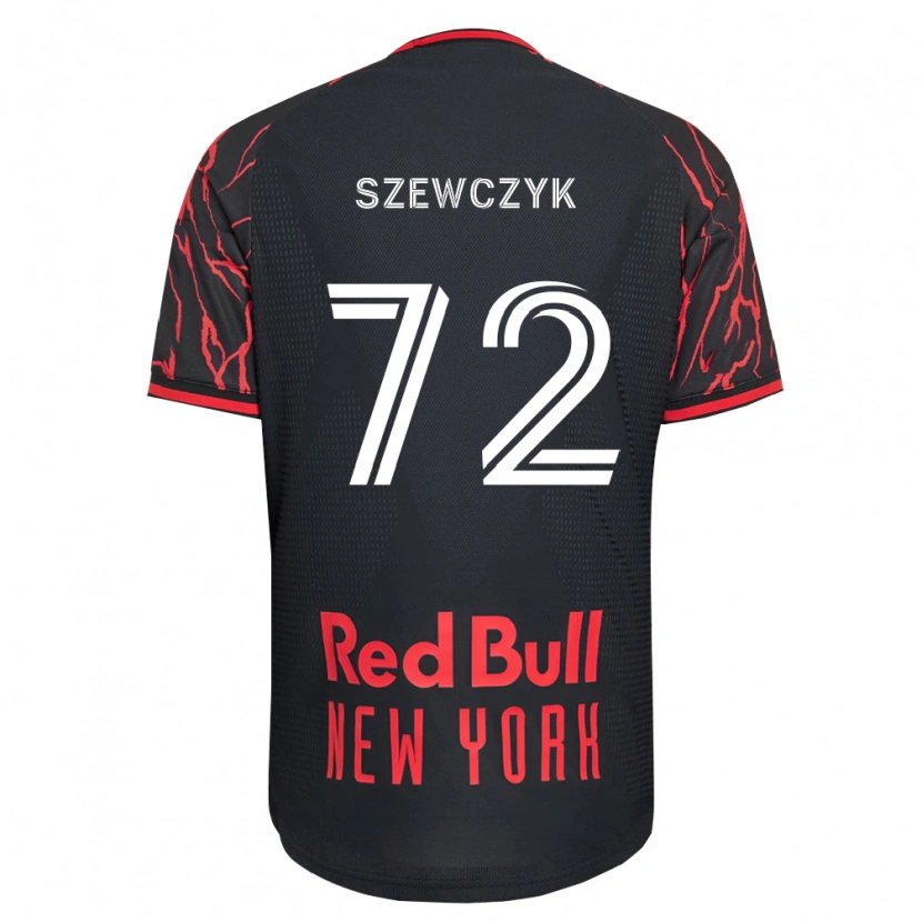 Danxen Enfant Maillot Tobias Szewczyk #72 Rouge Noir Blanc Tenues Domicile 2026/27 T-Shirt
