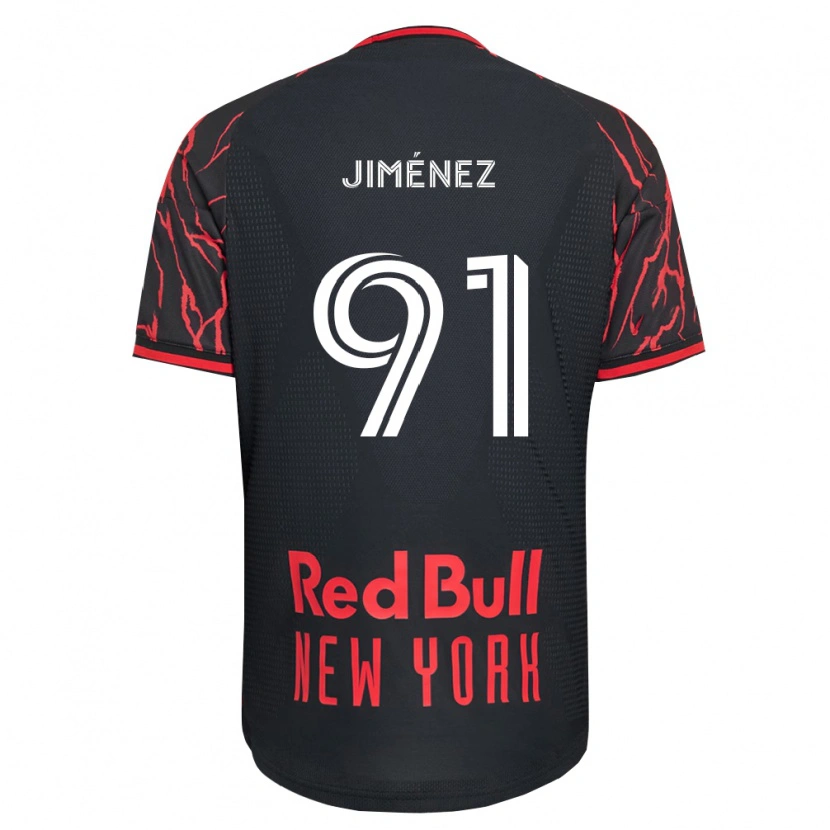 Danxen Enfant Maillot Mijahir Jiménez #91 Rouge Noir Blanc Tenues Domicile 2026/27 T-Shirt