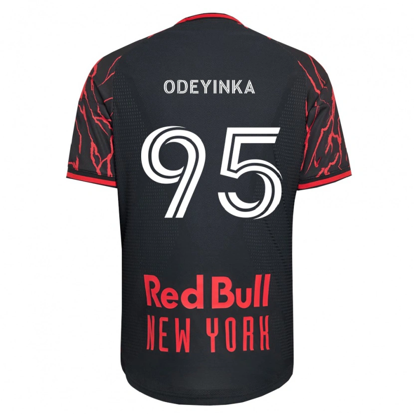 Danxen Enfant Maillot Malik Odeyinka #95 Rouge Noir Blanc Tenues Domicile 2026/27 T-Shirt