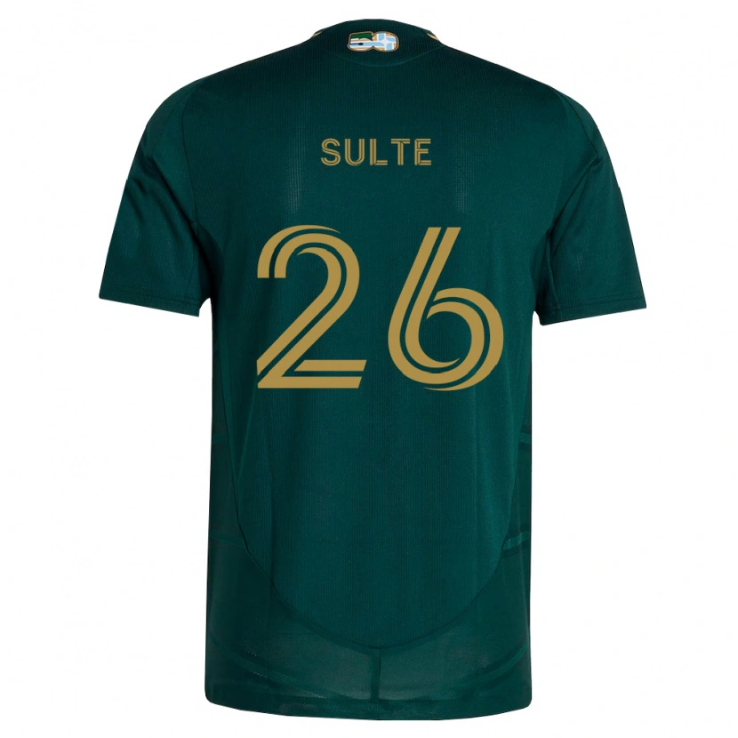 Danxen Enfant Maillot Hunter Sulte #26 Vert Foncé Marron Tenues Domicile 2026/27 T-Shirt