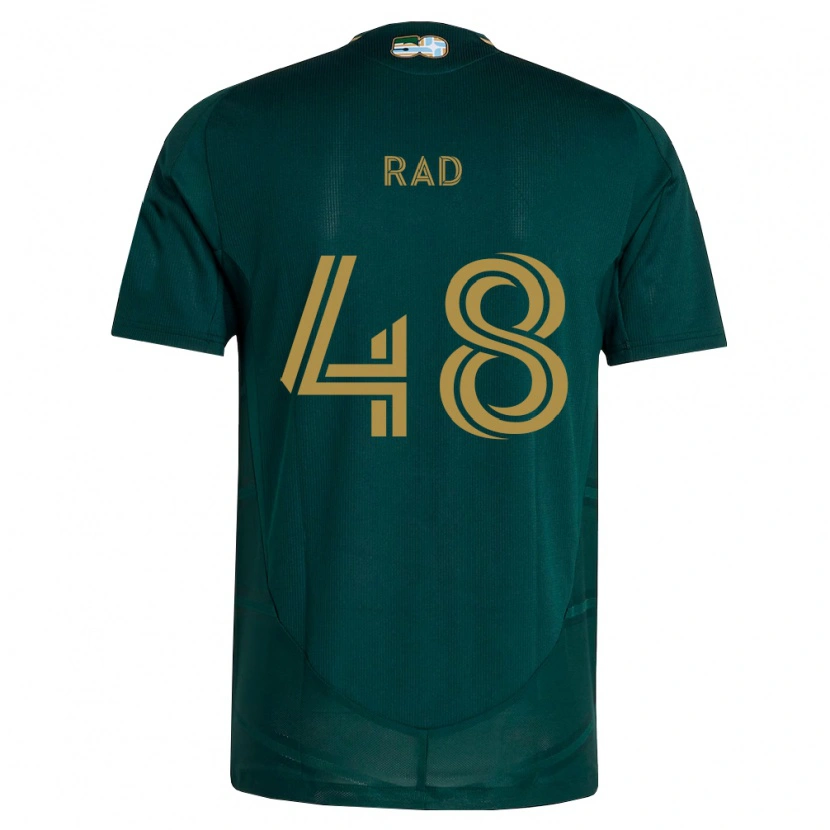 Danxen Enfant Maillot Kaveh Rad #48 Vert Foncé Marron Tenues Domicile 2026/27 T-Shirt