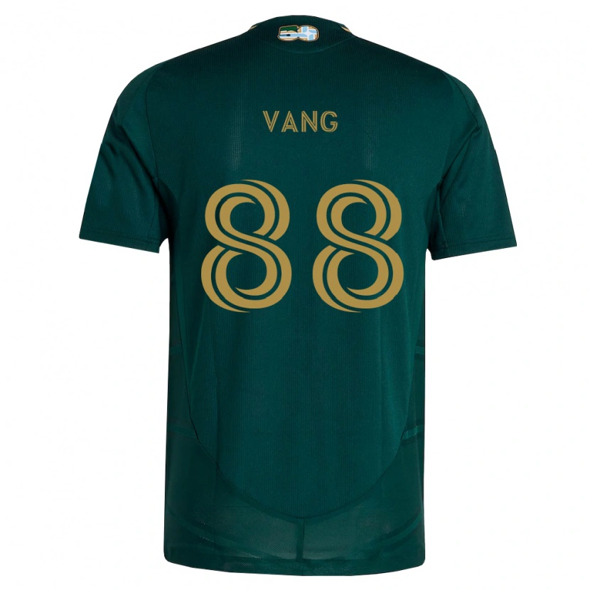 Danxen Enfant Maillot Michael Vang #88 Vert Foncé Marron Tenues Domicile 2026/27 T-Shirt