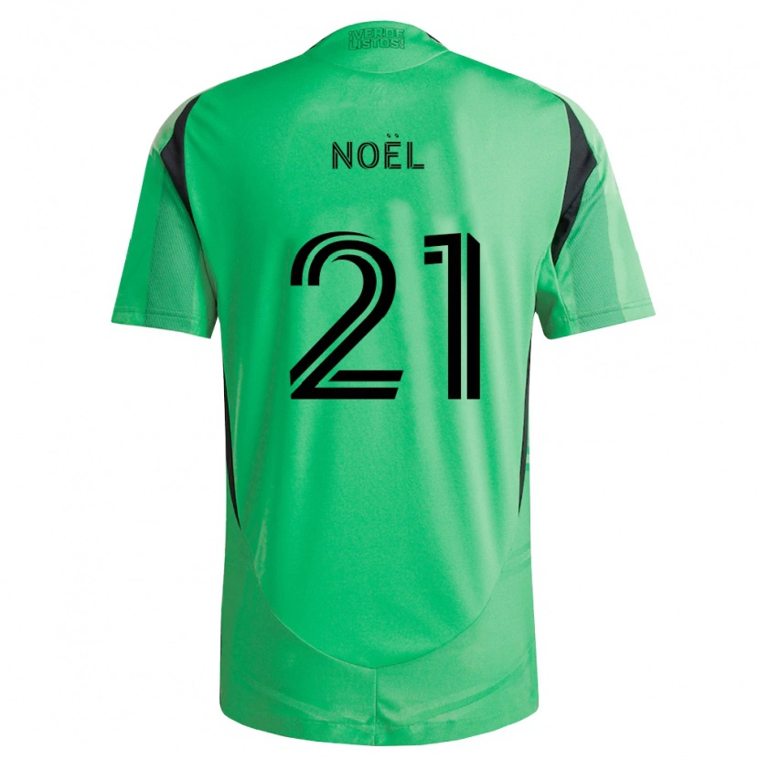 Danxen Enfant Maillot Valentin Noël #21 Vert Émeraude Noir Tenues Domicile 2026/27 T-Shirt