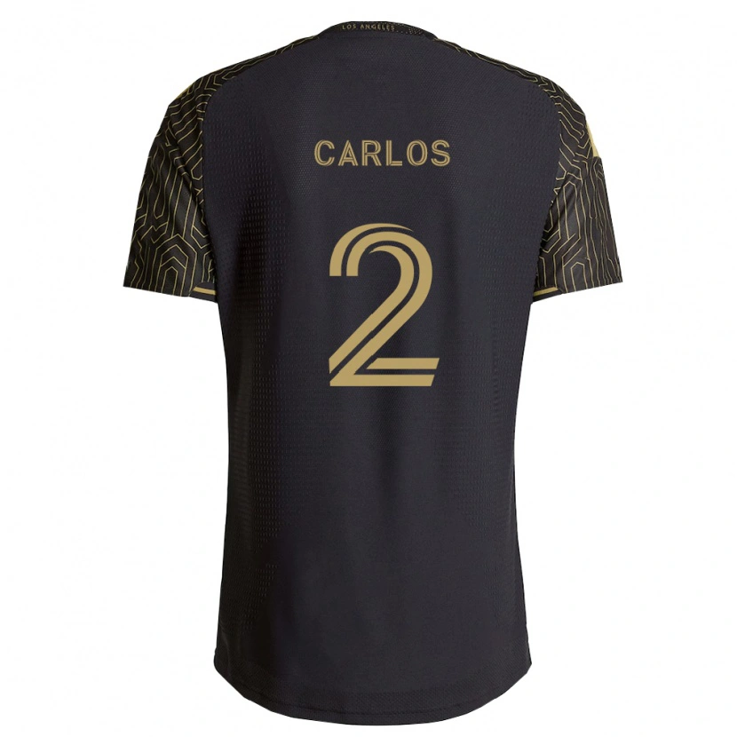 Danxen Enfant Maillot Aidan Carlos #2 Marron Noir Tenues Domicile 2026/27 T-Shirt