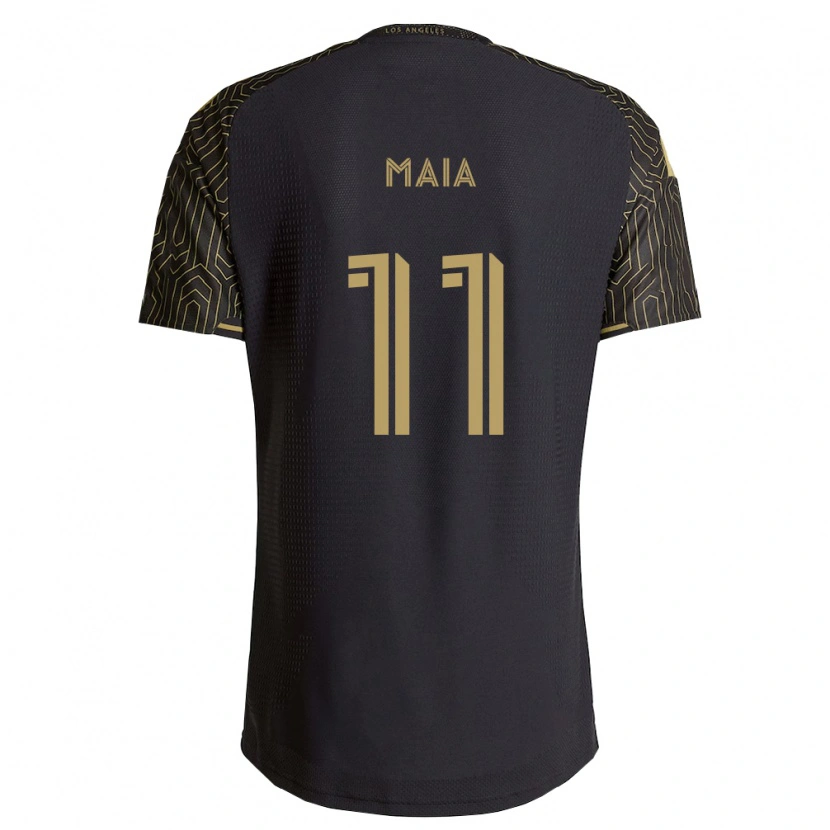 Danxen Enfant Maillot Matheus Maia #11 Marron Noir Tenues Domicile 2026/27 T-Shirt