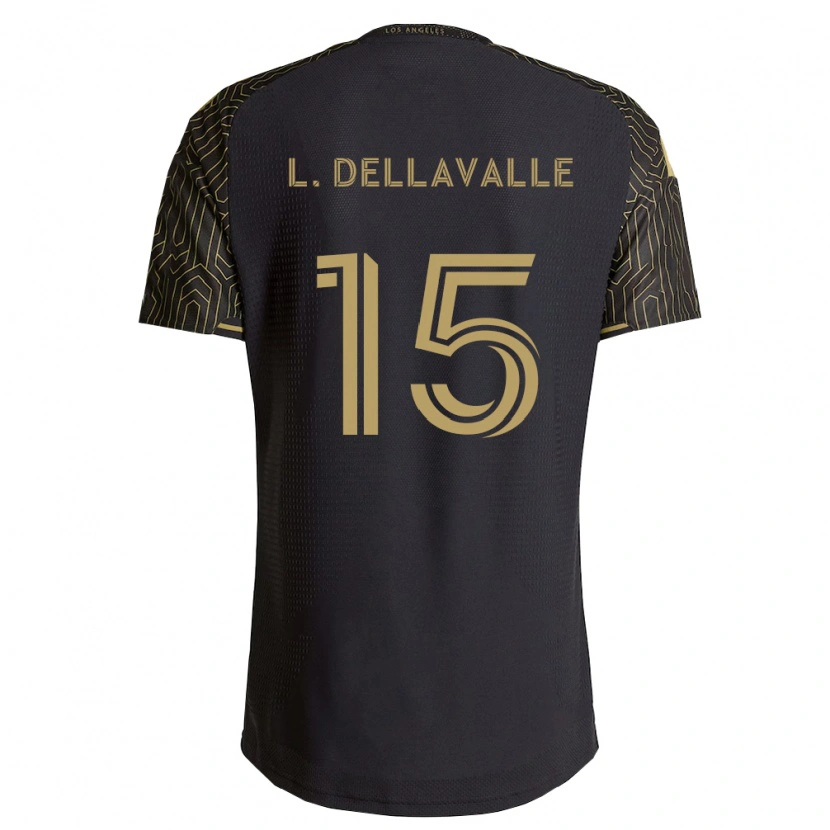 Danxen Enfant Maillot Lorenzo Dellavalle #15 Marron Noir Tenues Domicile 2026/27 T-Shirt