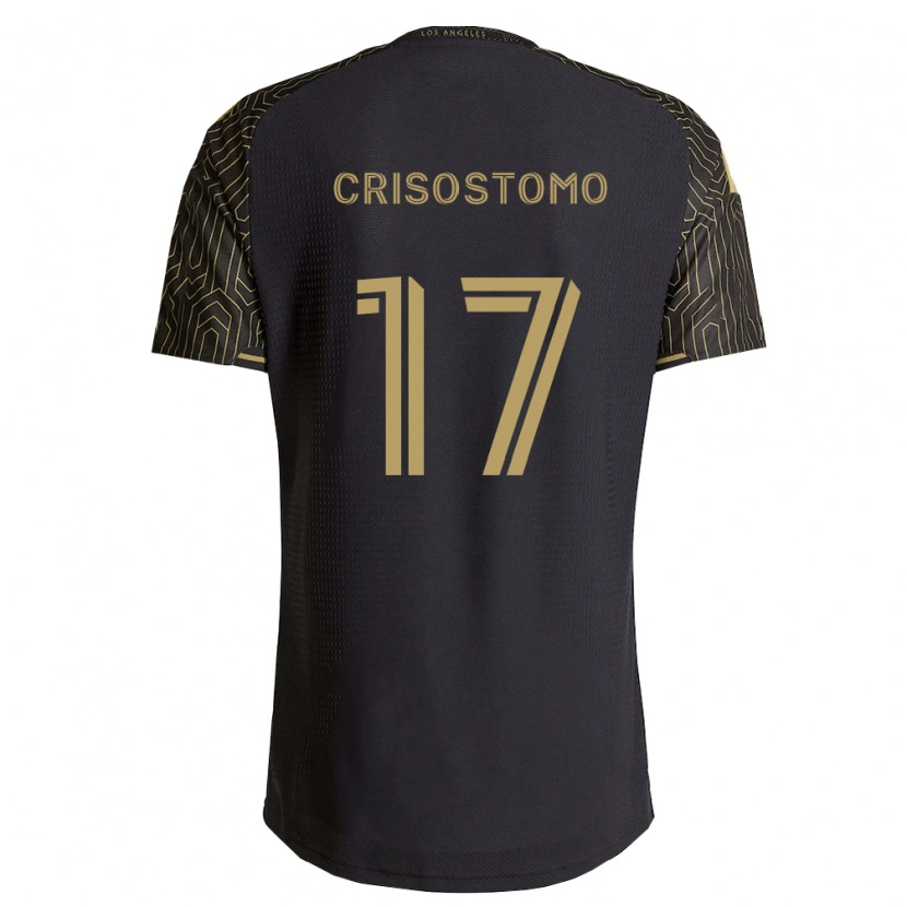 Danxen Enfant Maillot Danny Crisostomo #17 Marron Noir Tenues Domicile 2026/27 T-Shirt