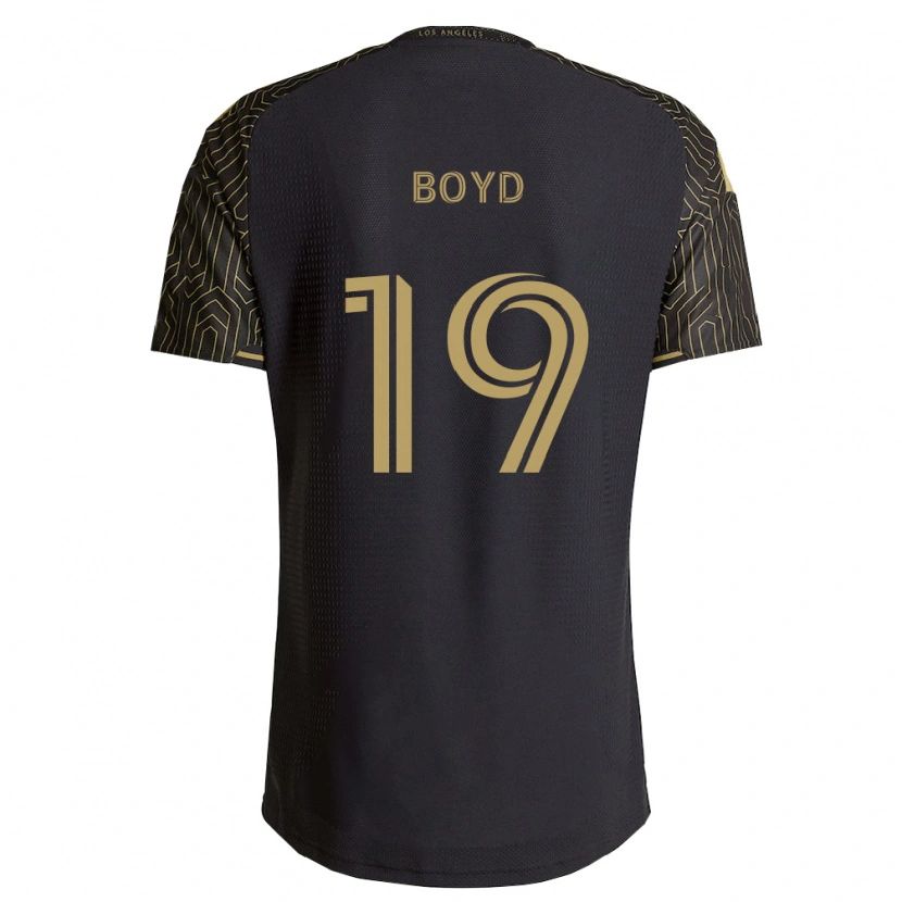 Danxen Enfant Maillot Tyler Boyd #19 Marron Noir Tenues Domicile 2026/27 T-Shirt