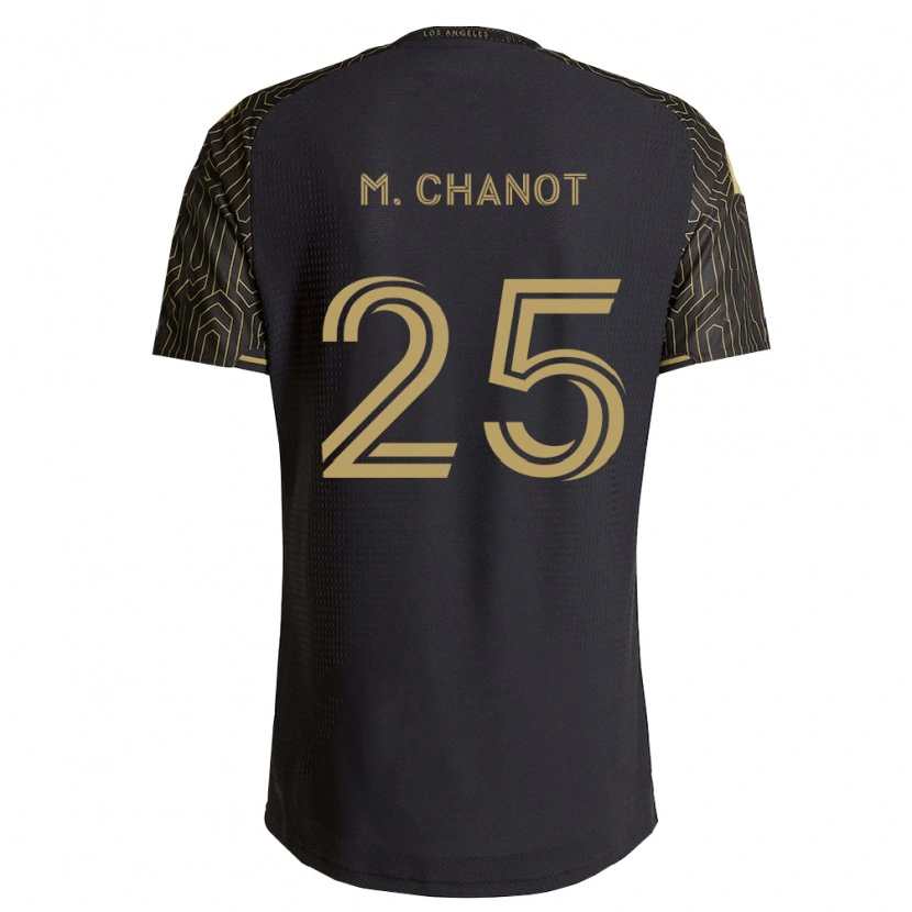 Danxen Enfant Maillot Maxime Chanot #25 Marron Noir Tenues Domicile 2026/27 T-Shirt