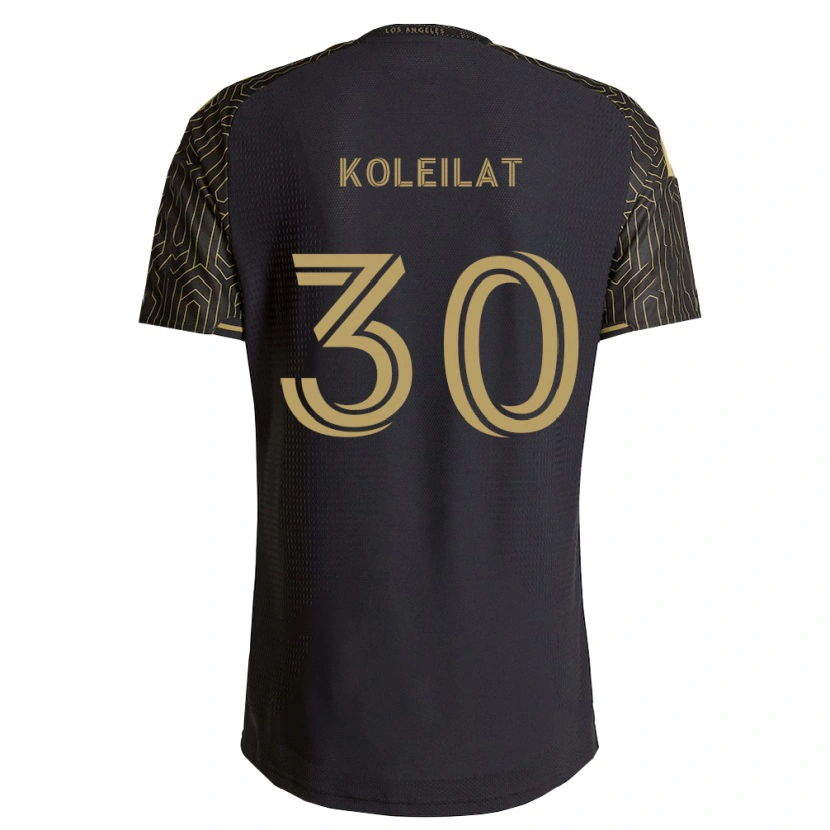 Danxen Enfant Maillot Jassem Koleilat #30 Marron Noir Tenues Domicile 2026/27 T-Shirt