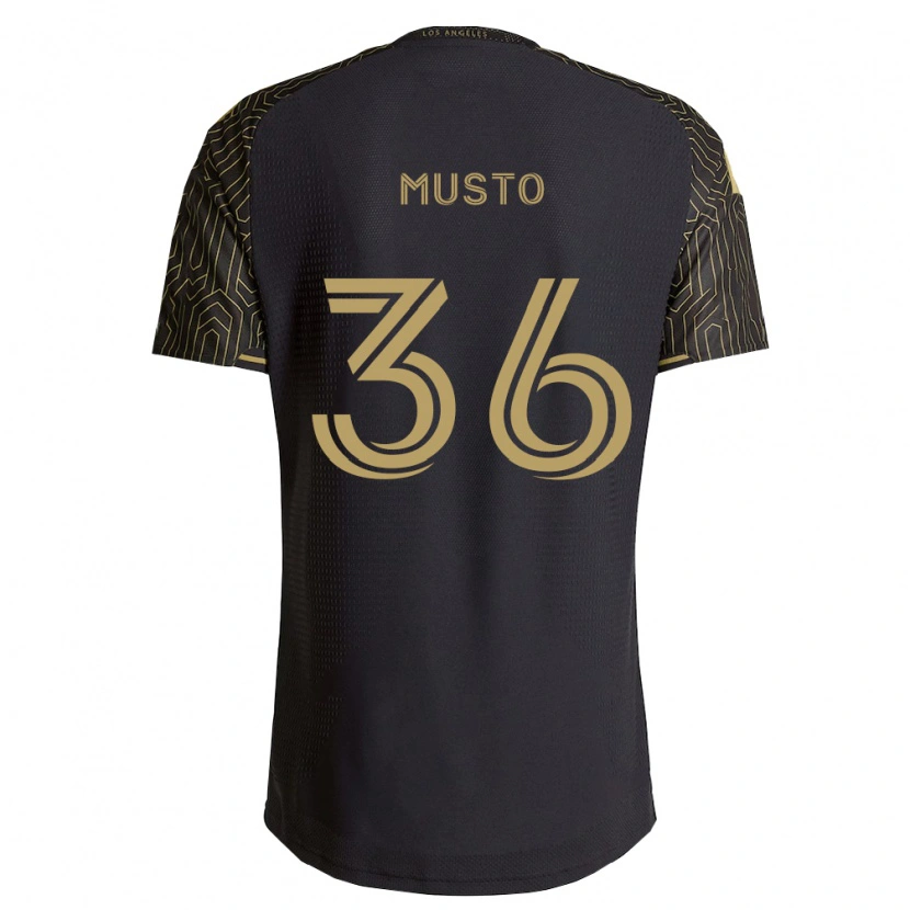 Danxen Enfant Maillot Tommy Musto #36 Marron Noir Tenues Domicile 2026/27 T-Shirt