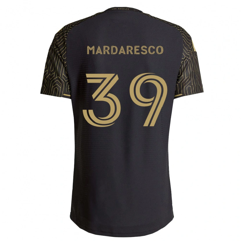 Danxen Enfant Maillot Nathan Mardaresco #39 Marron Noir Tenues Domicile 2026/27 T-Shirt