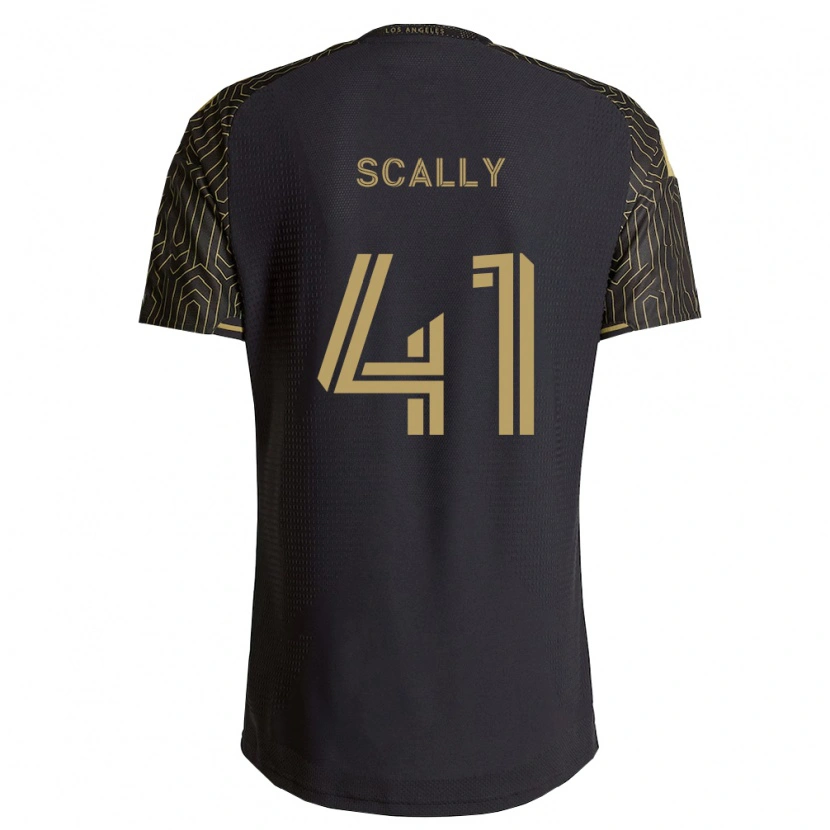 Danxen Enfant Maillot Ethan Scally #41 Marron Noir Tenues Domicile 2026/27 T-Shirt