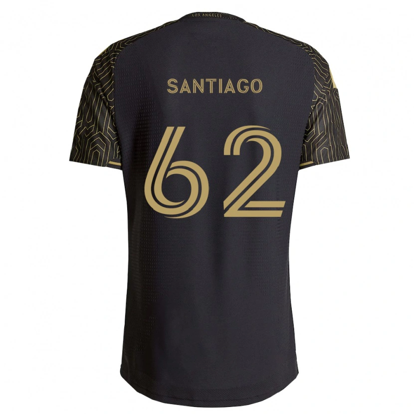 Danxen Enfant Maillot Joshua Santiago #62 Marron Noir Tenues Domicile 2026/27 T-Shirt